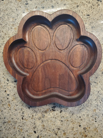 Paw print tray - 8"