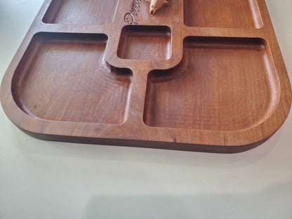 Large cherry serving tray - 13 x 19